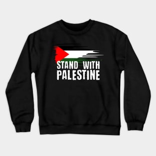 Palestine - Stand With Palestine Crewneck Sweatshirt